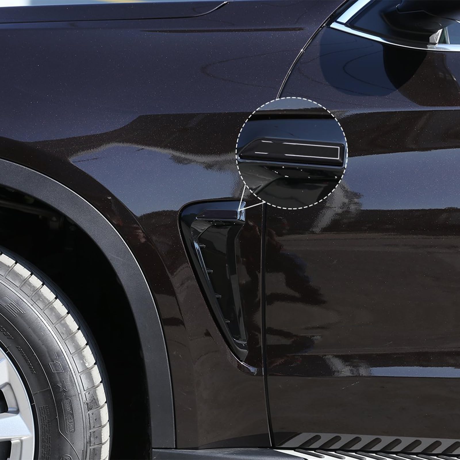 Amazon.com: ABS Xdrive Shark Gills Side Fender Vent Decoration